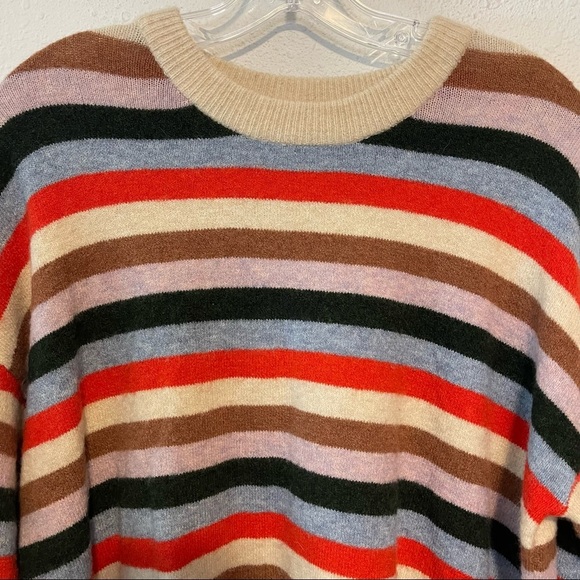 Madewell Striped James Pullover Sweater S - Picture 6 of 9